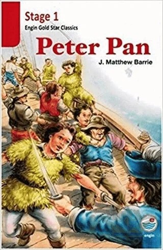 Peter Pan (Cd'li) - Stage 1 – James Matthew Barrie – Engin Yayınevi kitap kapağı
