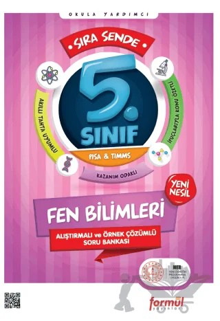 Sıra Sende 5. Sınıf Fen Bilimleri Soru Bankası – Zeynel Bahar, Ercan Yasdıbaş, Ceyhun Sicimoğlu – Formül Yayınları kitap kapağı