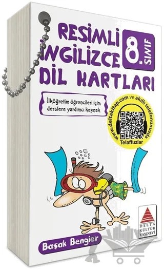 8. Sınıf Resimli İngilizce Dil Kartları – Başak Bengier – Delta Kültür Yayınevi kitap kapağı