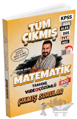 2026 KPSS MEB-AGS ALES DGS TYT MSÜ Matematik Çıkmış Sorular – Mertcan Güler – Dizgi Kitap kitap kapağı