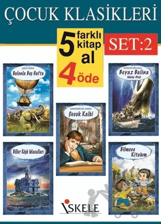 Çocuk Klasikleri Set: 2 (5 Kitap Takım) – Kolektif – İskele Yayıncılık kitap kapağı