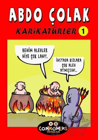 Karakatürler -1 – Abdo Çolak – Çokkomiks Yayınları kitap kapağı