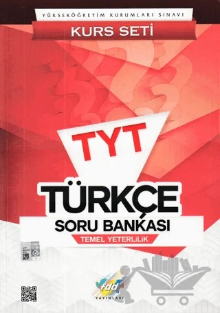 TYT Türkçe Kurs Seti Soru Bankası – Kolektif – Fdd Yayınları kitap kapağı