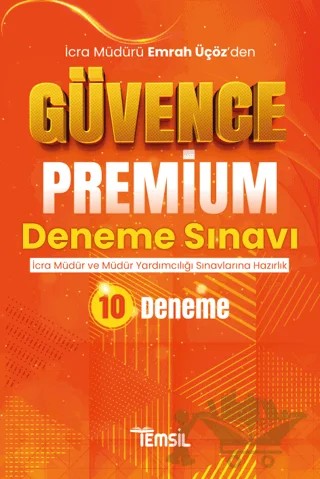 Güvence Premium Deneme Sınavı 10 Deneme – Emrah Üçöz – Temsil Kitap kitap kapağı