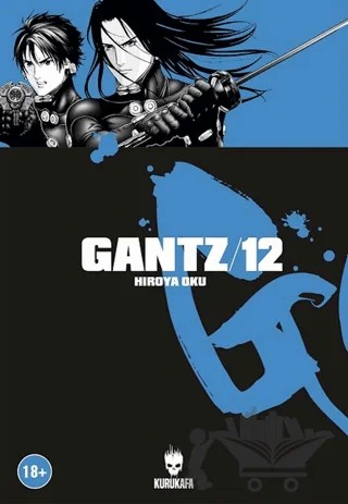 Gantz 12 – Hiroya Oku – Kurukafa Yayınevi kitap kapağı