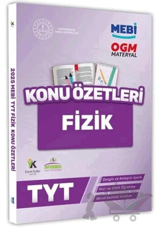 2025 YKS-TYT MEBİ-OGM Fizik Pratik Konu Özet Kitabı Görsel Destekli – Kolektif – Karakutu Yayın kitap kapağı