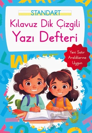 Kılavuz Dik Çizgili Yazı Defteri Küçük Boy - Mavi – Kolektif – Parıltı Yayınları kitap kapağı