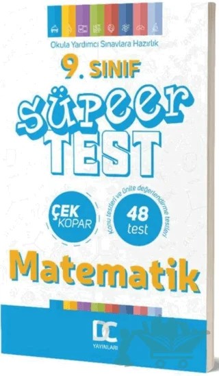 9. Sınıf Matematik Süper Test Çek Kopar – Kolektif – ​Doğru Cevap Yayınları kitap kapağı