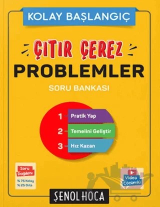 Çıtır Çerez Problemler Soru Bankası – Kolektif – Şenol Hoca Yayınları kitap kapağı