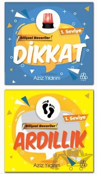 Bilişsel Beceriler Dikkat ve Ardıllık Seti (2 Kitap) – Aziz Yıldırım – Ahbap Kitap kitap kapağı