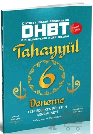 DHBT 6 Deneme Çözümlü – Kolektif – Tahayyül Yayınları kitap kapağı