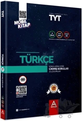TYT Türkçe Konularına ve Zorluk Derecelerine Göre Çıkmış Soru ve Çözümleri – Kolektif – A Yayınları kitap kapağı
