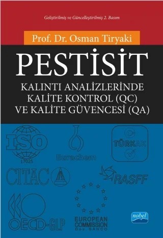 PESTİSİT Kalıntı Analizlerinde Kalite Kontrol (QC) ve Kalite Güvencesi (QA) – Osman Tiryaki – Nobel Akademik Yayıncılık kitap kapağı