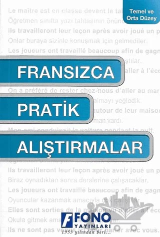 Fransızca Pratik Alıştırmalar – Robert Levy – Fono Yayınları kitap kapağı