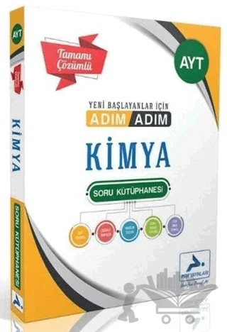 AYT Adım Adım Kimya Tamamı Çözümlü Soru Kütüphanesi – Kolektif – Paraf Yayınları kitap kapağı