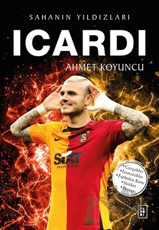 Icardi - Sahanın Yıldızları – Ahmet Koyuncu – Parodi Yayınları kitap kapağı