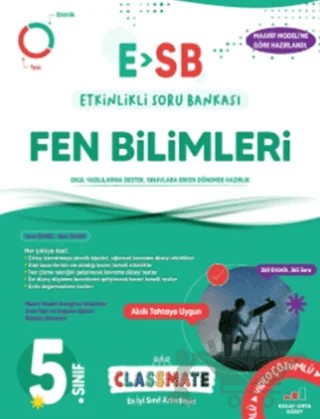 5. Sınıf Classmate Fen Bilimleri Etkinlikli Soru Bankası – Kolektif – Okyanus Yayınları kitap kapağı