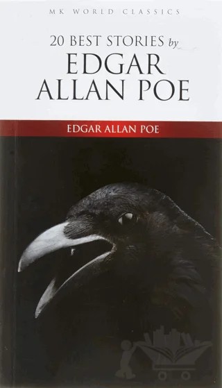 20 Best Stories By - Edgar Allan Poe - İngilizce Roman – Edgar Allan Poe – MK Publications kitap kapağı