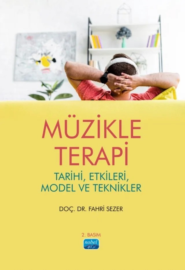 Müzikle Terapi – Fahri Sezer – Nobel Akademik Yayıncılık kitap kapağı