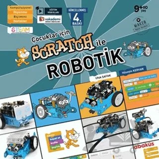 Çocuklar İçin Scratch ile Robotik – Hüseyin Kervan, Ufuk Şafak – Abaküs Kitap kitap kapağı