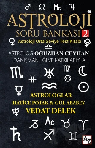 Astroloji Soru Bankası 2 – Hatice Potak, Gül Ababey, Vedat Delek – Az Kitap kitap kapağı