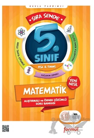 Sıra Sende 5. Sınıf Matematik Soru Bankası – Oktay Ayaşan – Formül Yayınları kitap kapağı