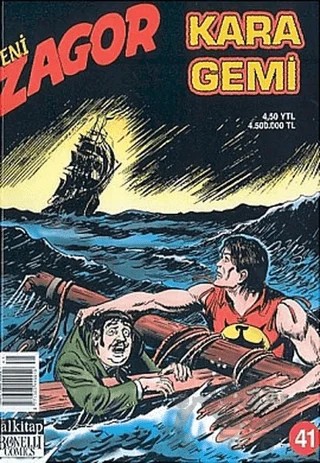 Yeni Zagor Sayı: 41 Kara Gemi – Lal Kitap kitap kapağı