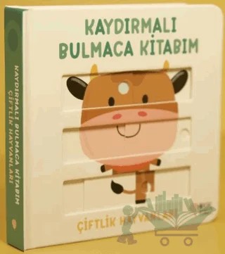 Kaydırmalı Bulmaca Kitabım - Çiftlik Hayvanlar – Kolektif – Masalperest kitap kapağı