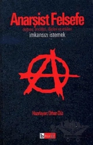 Anarşist Felsefe İmkansızı İstemek – Orhan Düz – Birey Yayıncılık kitap kapağı