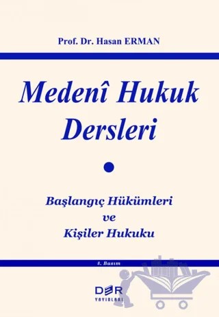 Medeni Hukuk Dersleri – Hasan Erman – Der Yayınları kitap kapağı