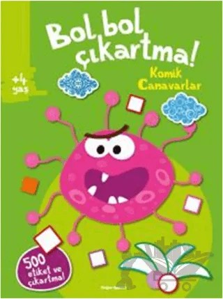 Bol Bol Çıkartma - Komik Canavarlar – Kolektif – Doğan Egmont Yayıncılık kitap kapağı