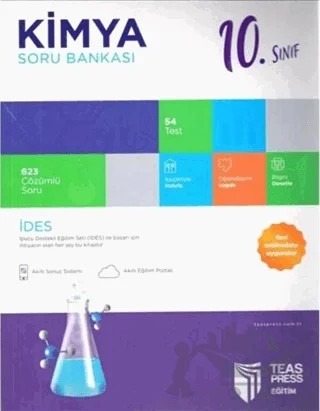 10. Sınıf Kimya Soru Bankası – Kolektif – Teas Press kitap kapağı
