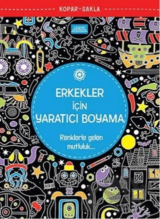 Erkekler için Yaratıcı Boyama – Kolektif – Libros Yayınları kitap kapağı