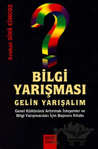 Bilgi Yarışması Gelin Yarışalım – Sina Cimcoz – Geçit Kitabevi kitap kapağı