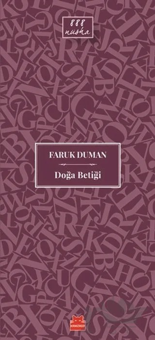 Doğa Betiği – Faruk Duman – Kırmızı Kedi Yayınevi kitap kapağı
