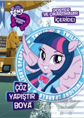 Twilight Sparkle - Çöz Yapıştır Boya – Kolektif – Doğan Egmont Yayıncılık kitap kapağı