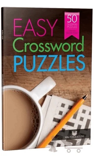 Easy Crossword Puzzles - İngilizce Kare Bulmacalar (Başlangıç Seviye) – Murat Kurt – MK Publications kitap kapağı