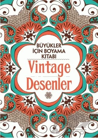 Büyükler İçin Boyama Kitabı - Vintage Desenler – Billy Waqar, Claire Cater – Maya Kitap kitap kapağı