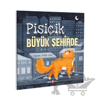 Pisicik Büyük Şehirde – Susie Linn – Beta Kids kitap kapağı