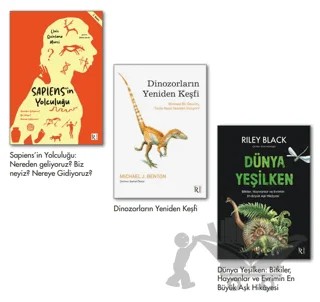 Dinozordan İnsan Evrimi Seti (3 Kitap) – Kolektif – İrene Kitap kitap kapağı