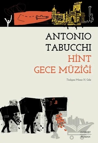 Hint Gece Müziği – Antonio Tabucchi – Everest Yayınları kitap kapağı