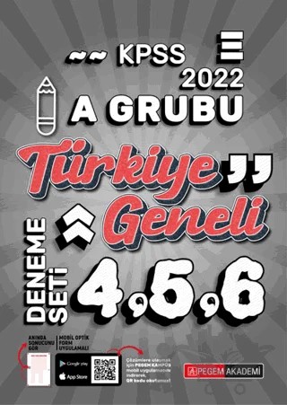 2022 KPSS A Grubu 4-5-6 (3'lü Deneme) – Kolektif – Pegem Akademi Yayıncılık kitap kapağı