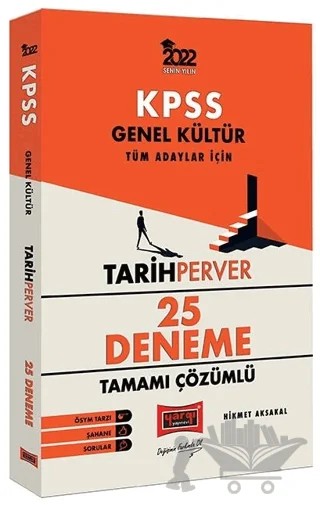2022 KPSS Genel Kültür TarihPerver Tamamı Çözümlü 25 Deneme – Kolektif – Yargı Yayınevi kitap kapağı