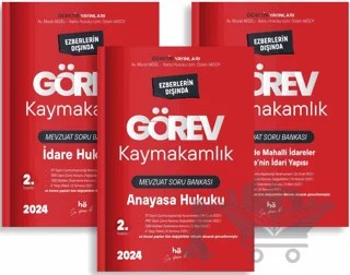Görev Kaymakamlık Mevzuat Soru Bankası (3 Kitap) – Murat Aksel, Özlem Aksoy – Öğretir Yayınları kitap kapağı