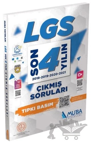 LGS Son 4 Yılın Çıkmış Sınav Soruları – Kolektif – Muba Yayınları kitap kapağı
