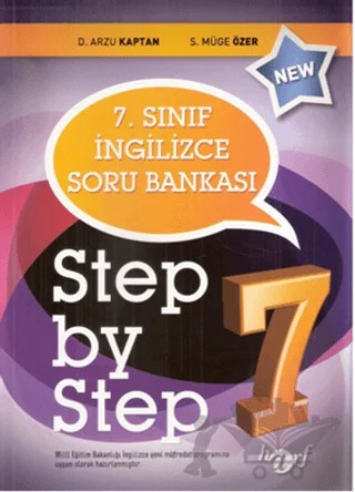 Step by Step 7. Sınıf İngilizce Soru Bankası – D. Arzu Kaptan, S. Müge Özer – Harf Eğitim Yayıncılık kitap kapağı