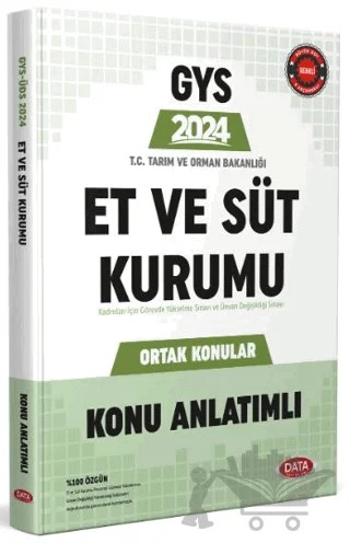 Et ve Süt Kurumu GYS Ortak Konular Konu Anlatımlı – Kolektif – Data Yayınları kitap kapağı