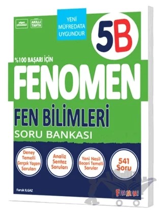 5. Sınıf Fen Bilimleri B Soru Bankası – Kolektif – Fenomen Yayınları kitap kapağı
