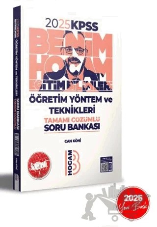 2025 KPSS Eğitim Bilimleri Öğretim Yöntem ve Teknikleri Tamamı Çözümlü Soru Bankası – Can Köni – Benim Hocam Yayınları kitap kapağı