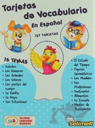 İspanyolca Dil Kartları 127 Kart – Kolektif – Selimer Yayınları kitap kapağı